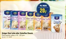 Otto Duborg Krüger Chai Latte eller Eiskaffee Classic tilbud