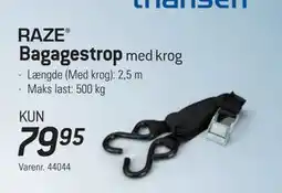 Thansen Bagagestrop tilbud