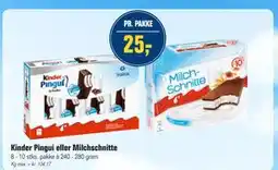 Otto Duborg Kinder Pingui eller Milchschnitte tilbud