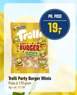 Otto Duborg Trolli Party Burger Minis tilbud