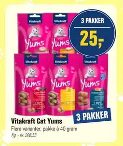 Otto Duborg Vitakraft Cat Yums tilbud