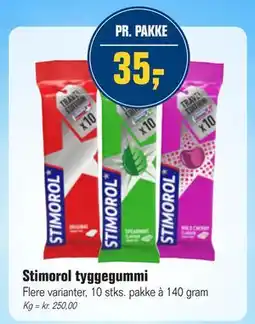 Otto Duborg Stimorol tyggegummi tilbud
