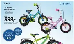 Thansen Børnecykel 12 tilbud