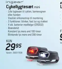 Thansen Cykellygtesæt tilbud