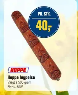 Otto Duborg Hoppe løgpølse tilbud