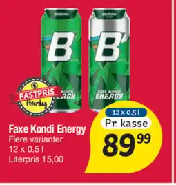 Fakta Tyskland Faxe Kondi Energy tilbud