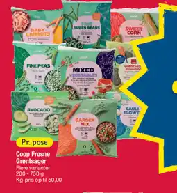 Fakta Tyskland Coop Frosne Grøntsager tilbud