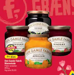 Fakta Tyskland Den Gamle Fabrik Marmelade tilbud