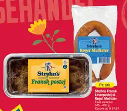 Fakta Tyskland Stryhns Fransk Leverpostej el. Røget Medister tilbud