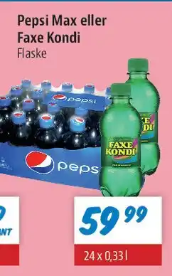 zur Krone Pepsi Max / Faxe Kondi tilbud