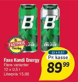 Fakta Tyskland Faxe Kondi (kasse) tilbud