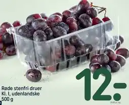 REMA 1000 Røde stenfri druer tilbud