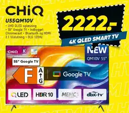 Bilka CHiQ U55QM10V 55 QLED Smart TV tilbud