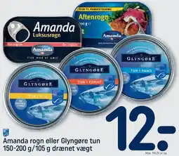 REMA 1000 Amanda rogn eller Glyngøre tun tilbud
