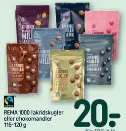 REMA 1000 REMA 1000 lakridskugler eller chokomandler tilbud