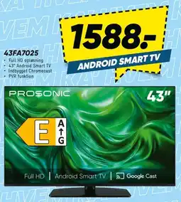 Bilka PROSONIC 43 Full HD Android Smart TV tilbud