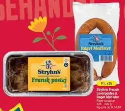 Fakta Tyskland Stryhns - Fransk postej / Røget Medister tilbud