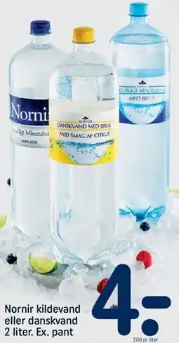 REMA 1000 Nornir kildevand / dansk vand tilbud