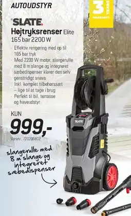 Thansen SLATE Højtrykrenser Elite 165 bar 2200 W tilbud