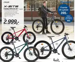 Thansen X-ZITE Fatbike MTB 20-26 - 7-speed tilbud