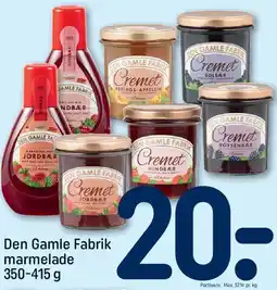 REMA 1000 Den Gamle Fabrik marmelade tilbud