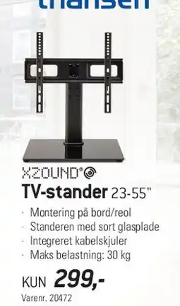 Thansen XZOUND TV-stander 23-55 tilbud