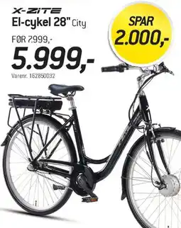 Thansen X-ZITE El-cykel 28 City tilbud