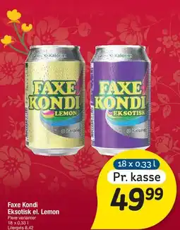 Fakta Tyskland Faxe Kondi tilbud