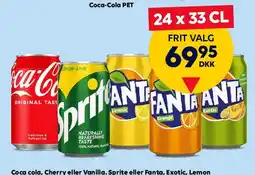 BorderShop Coca‑Cola / Fanta 24 x 33 cl tilbud