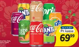 Fakta Tyskland Coca‑Cola, Fanta, Fuze Tea, Sprite (24 x 0,33 L) tilbud