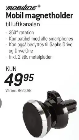 Thansen Mobil magnetholder til luftkanalen tilbud