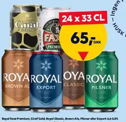 BorderShop Royal / Faxe / Giraf 24 x 33 cl tilbud