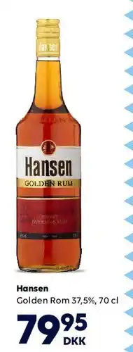 BorderShop Hansen Golden Rom tilbud