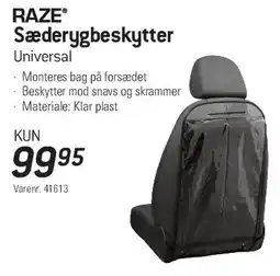 Thansen RAZE Sæderygbeskytter tilbud