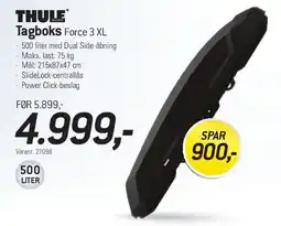 Thansen Thule Tagboks Force 3 XL tilbud