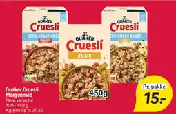 Fakta Tyskland Quaker Cruesli tilbud