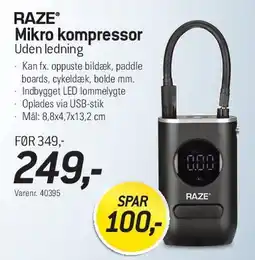 Thansen RAZE Mikro kompressor tilbud