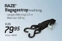 Thansen RAZE Bagagestrop med krog tilbud