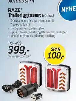 Thansen RAZE Trailerlygtesæt (trådløst) tilbud