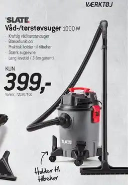 Thansen SLATE Vådt-/tørstøvsuger 1000 W tilbud