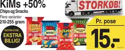 ABC Lavpris KiMs Chips og Snacks tilbud