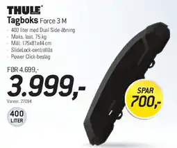 Thansen Thule Tagboks Force 3 M tilbud
