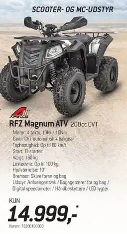 Thansen RFZ Magnum ATV 200cc CVT tilbud
