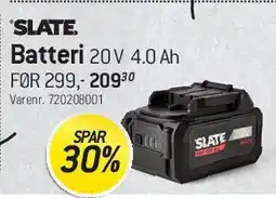 Thansen Batteri 20V 4.0 Ah tilbud