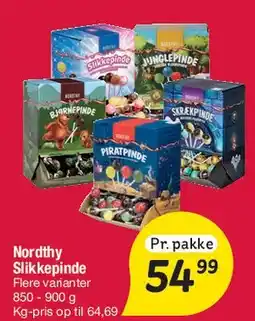 Fakta Tyskland Nordthy Slikkepinde / gavepakke tilbud