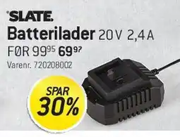 Thansen Batterilader 20V 2,4A tilbud