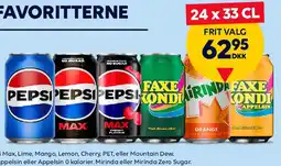 BorderShop Pepsi / Faxe Kondi & Mirinda assort. tilbud