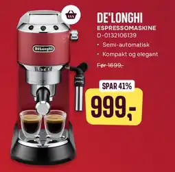 Skousen De'Longhi espressomaskine tilbud