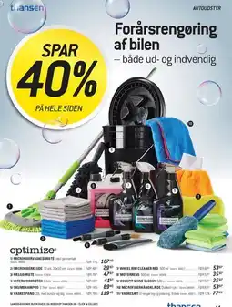 Thansen optimize - bilrengøringsprodukter tilbud