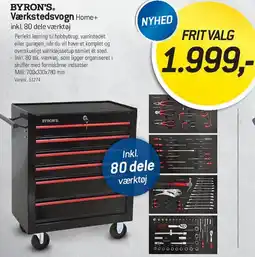 Thansen BYRON'S Værkstedsvogn Home+ tilbud
